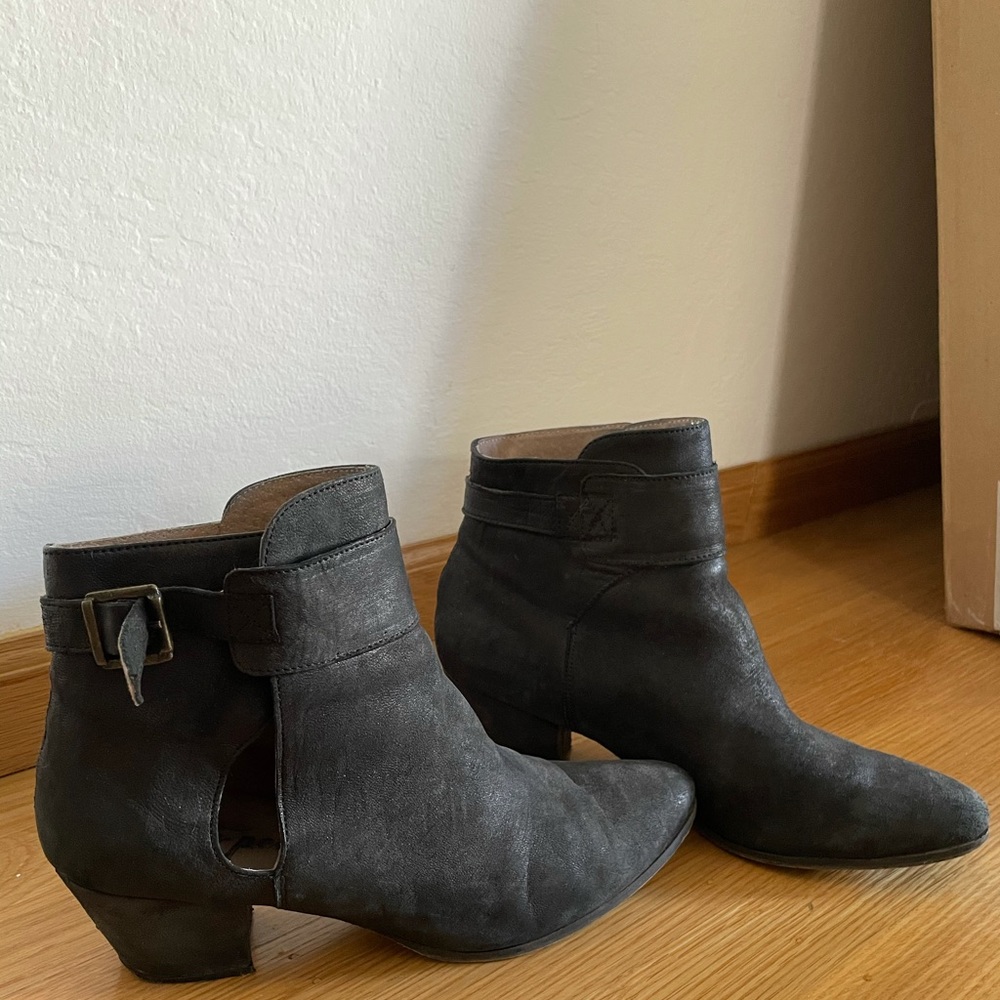 Free people black booties